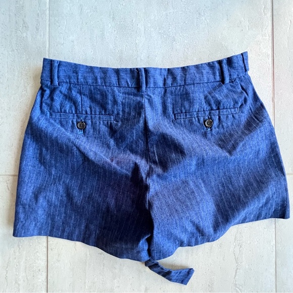 Banana Republic Belted Waist Cotton Shorts Size 6 - Picture 7 of 8